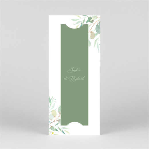Save the Date Bouquet champêtre (marque page) vert - Vue 3 Save the Date Bouquet champêtre (marque page) vert - Vue 3
