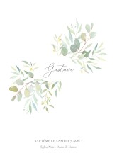 Couverture Livret de messe Bouquet champêtre vert