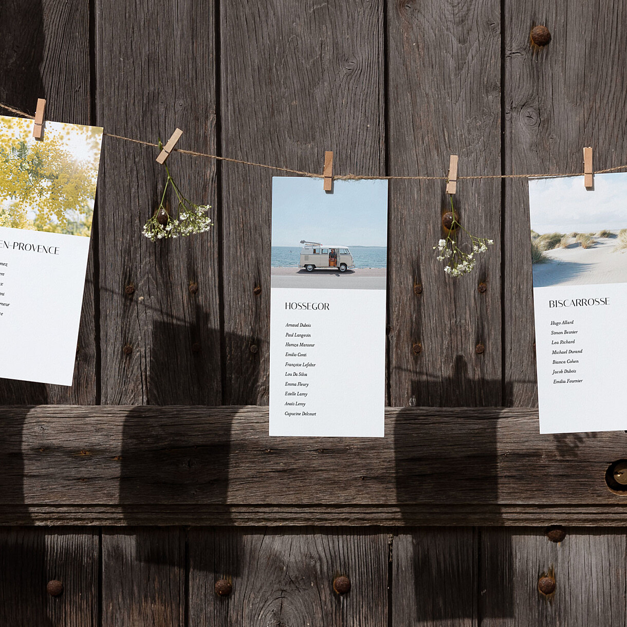 Plan de table mariage empreinte Plan de table mariage empreinte