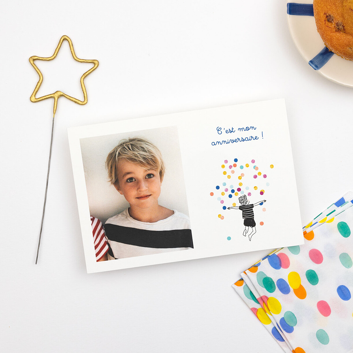 Carte d'anniversaire lovely day Carte d'anniversaire lovely day